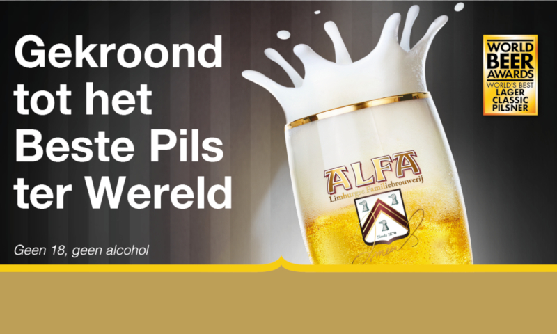 Beste Pils ter wereld is Alfa Edel Pils